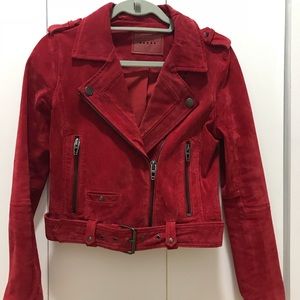 BlankNYC Suede Moto Jacket